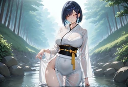 Ayame Sakuraba CG Collection - August to September Illustration Collection[Murata_san] [AI Generated]