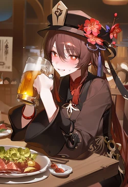 [Patreon] (aPAPER) Hu Tao x Hilichurls (AI Generated)