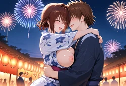 淫乱マッスル Mikado & Tearju Summer festival 490P (Patreon) [AI Generated]