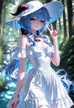 Adeptus Invitation - Ganyu's Jeweled Smile [AI Generated]