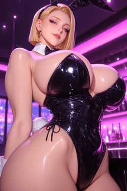 [furi] android 18 bunny (AI generated)