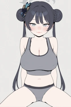 Ryūge Kisaki (Blue Archive) Stacked Underwear [AI Generated]