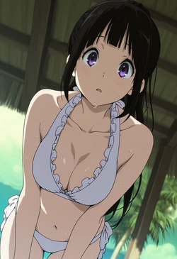 [AIde(エイド)] NTRれた千反田えるはチャラ男の命令を何でも聞いてしまう part1 [AI Generated]