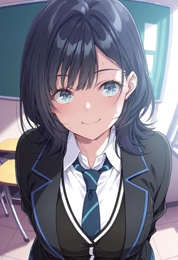 [AIde(エイド)] クラスカースト上位の女子の写真が出回っている（千歳くんはラムネ瓶の中） [AI Generated]