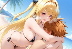 淫乱マッスル ララ・ヤミ Lala＆Yami 500P (Patreon) [AI Generated]