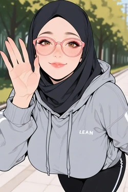 Hijabi Morning Workout [AI Generated]