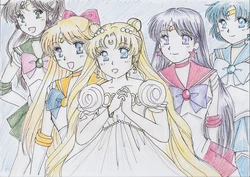 sailor moon art compilation