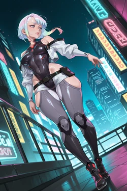 [Hannya] Lucyna Kushinada | Cyberpunk: Edgerunners [AI Generated]