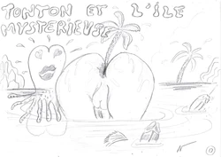 tonton et l'ile mysterieuse ! + mira a la bibliotheque by avedrac ,(transcomix) crossdressing