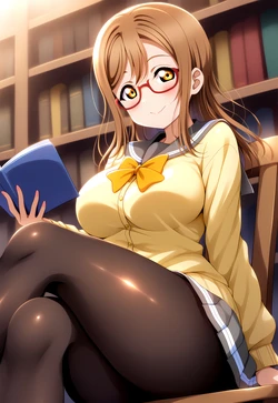 SEN-HWA - Hanamaru Kunikida - Library (AI Generated)