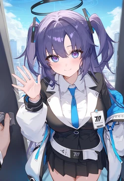 [Gray][Pure love] Hayase Yuuka-1 [AI Generated]