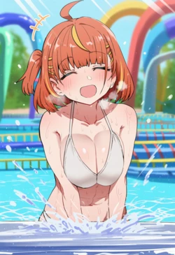 [Pixiv] Rqxy (6156788)尘白禁区之泳池偶遇竹马君[AI Generated]