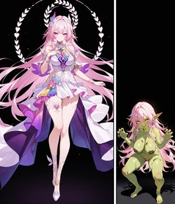 昔涟（爱莉希雅？）が鬼に堕ちるまでの物語 【patreon】【Kris_S】 [AI Generated]