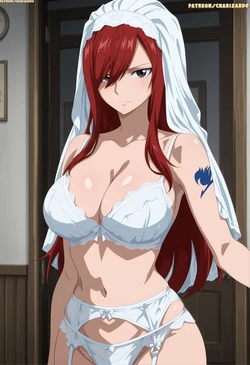 erza bride [AI Generated]