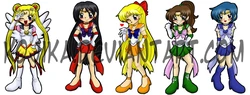 sailor moon art compilation