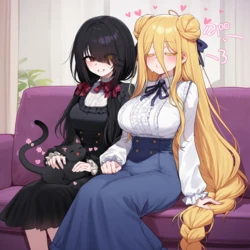 kurumi x mukuro (AI Generated)