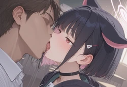 [黒猫の隠れ家] Kyouyama Kazusa - Blue Archive (AI Generated)