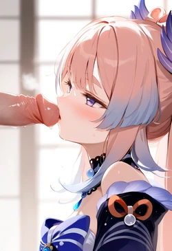 [黒猫の隠れ家] Sangonomiya Kokomi - Genshin Impact (AI Generated)