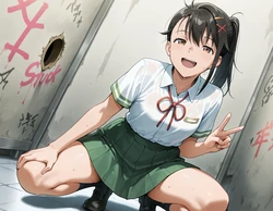 [Bleep] Iwato Suzume gloryhole [AI Generated]