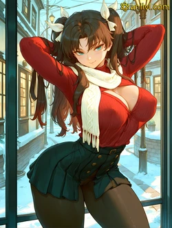[FryTime] Tohsaka Rin - Fate stay night [AI Generated]