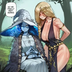 [RecSefer/Sigabelle] Ranni the Witch x Queen Marika (elden ring) [ai generated]