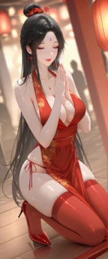 [ManAI]The white snake wishes the New Year Gong Xi Fa CAI 白蛇拜年之恭喜发财(9P)(ai generated)