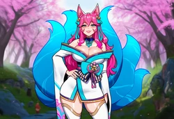 [KobainAI] [League of Legends] Ahiri (Spirit Blossom) (LOL) 🦊💮♠️ [AI Generated]
