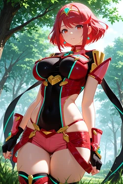 Rankabee - Pyra (Xenoblade) - GS - NSFW - (518 pics) Commission set (Patreon) [AI Generated]