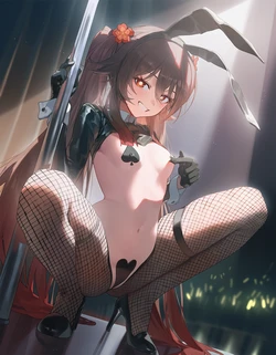 [Oishi Okaze] Genshin - Hu tao bunny suit (Patreon) [AI Generated]
