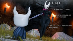 [theboobedone] Hornet x Little Ghost (Hollow Knight)