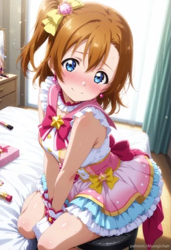 [AIusagichan] ラブライブ! 高坂 穂乃果 Love Live! Honoka Kousaka 520P [AI Generated]