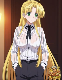 Asia Argento hentai | Highschool DxD parody [AI Generated]