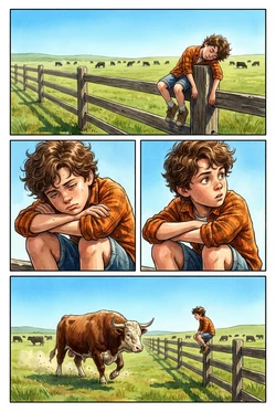 [AI-Generated] Becoming a Cow Boy (Cow TF)