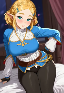 [Patreon] (GintoAI) Princess Zelda (BOTW) x BBC (AI Generated)