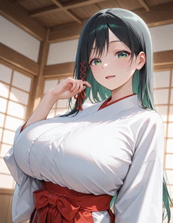 (mirai art) Amagami Yae 甘神夜重 [AI Generated]