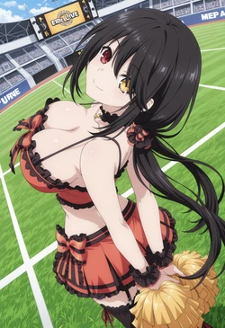 [Meowu laha] Tokisaki Kurumi | Cheerleader [AI Generated]