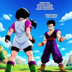 [TsarAi] Videl's Training Session (Dragon Ball Z) [Benefactor tier Request](Ai Generated)