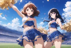 [タカーノ] 黄前久美子＆高坂麗奈 - チアガールエッチ (響け！ユーフォニアム) [72p] (Patreon) [AI Generated]