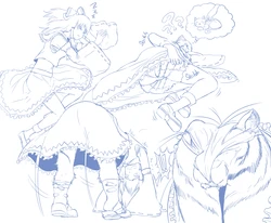 [TheBigBrap] Anime Girl Transformations (weird/animal TFs)