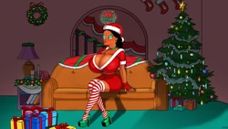 Simpsons Wallpaper Santa 2025 [AI Generated]