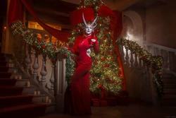 Cosplay by n1mph - Mizora (New Year/Christmas)