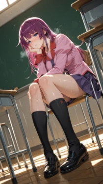 [KALA AI NSFW] Hitagi Senjougahara - Bakemonogatari (Patreon) (AI Generated)