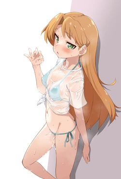 [猫乃またたび] えっちなジェスチャーの水着瑠璃 (瑠璃の宝石）