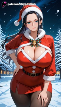 [SkyPassion] Nico Robin 🎄❄️ (One Piece) | Merry Christmas Edition [AI Generated]