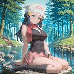 YumiKoi Dawn (Pokémon) ヒカリ(アニポケ) (Patreon) [AI Generated]