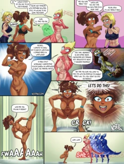 [NSFAni] Gecko-Newtian Wrestling (Amphibia)