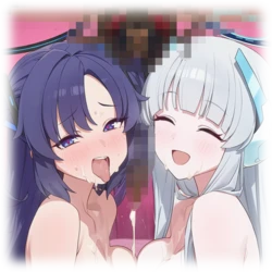 [Pixiv] yom (102860563) - ⚠️insect × yuuka & noa [AI Generated]