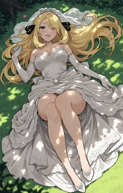 Purisima シロナ グラビア ウエディング ポケモン (Discord) [AI Generated]