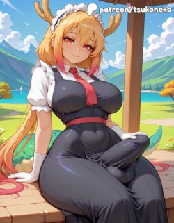 [TsukoNeko] Tohru (Miss Kobayashi's Dragon Maid | Kobayashi-san Chi no Maid Dragon) [AI Generated]