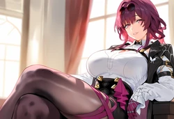 [Himeno] Snowbunny Kafka (Nor & QoS ver) [Ai-Generated]